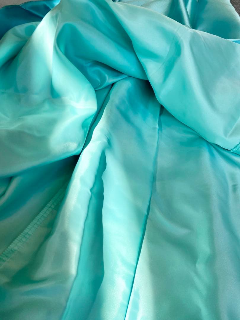 p*a様 AIMER エメ 演奏会 水色 ストラップレス ロングドレス