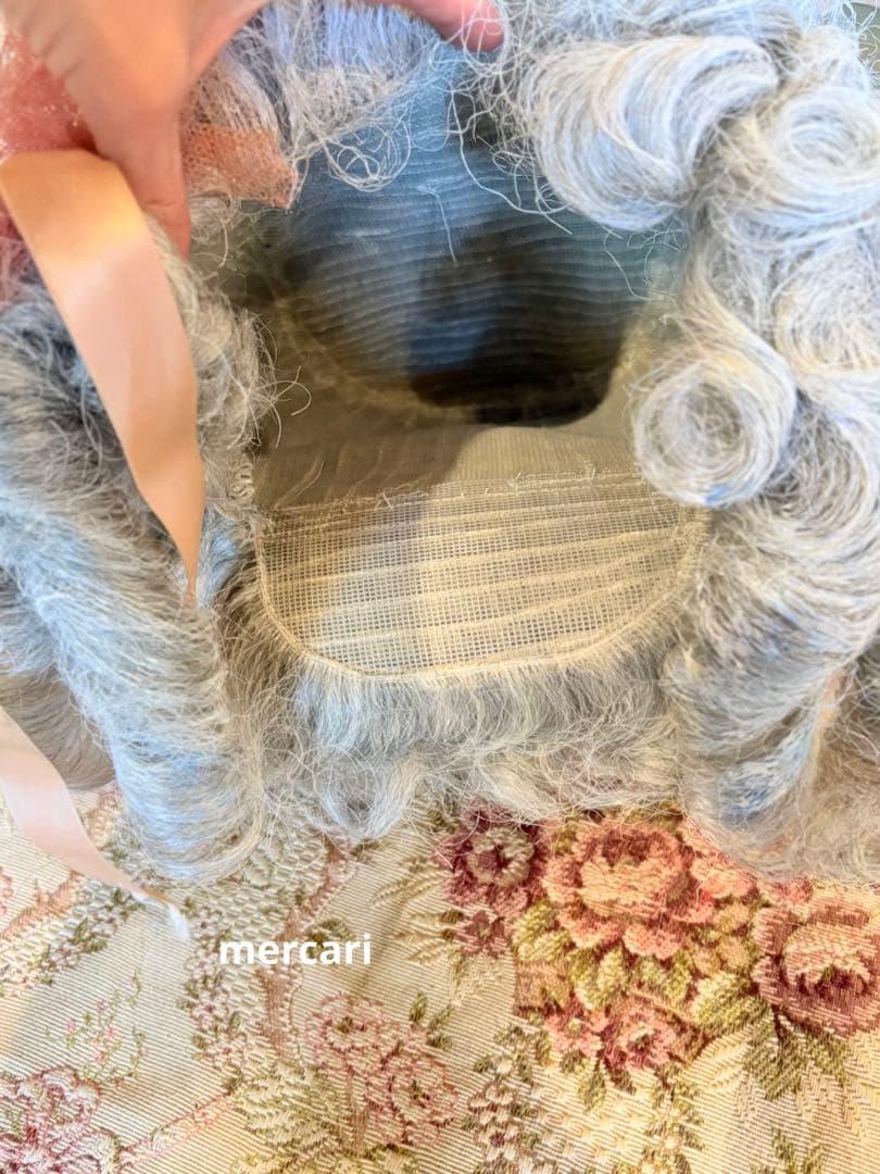 フランス　アンティーク　ヴィンテージ　希少　オペラ　ロココ　ウィッグ