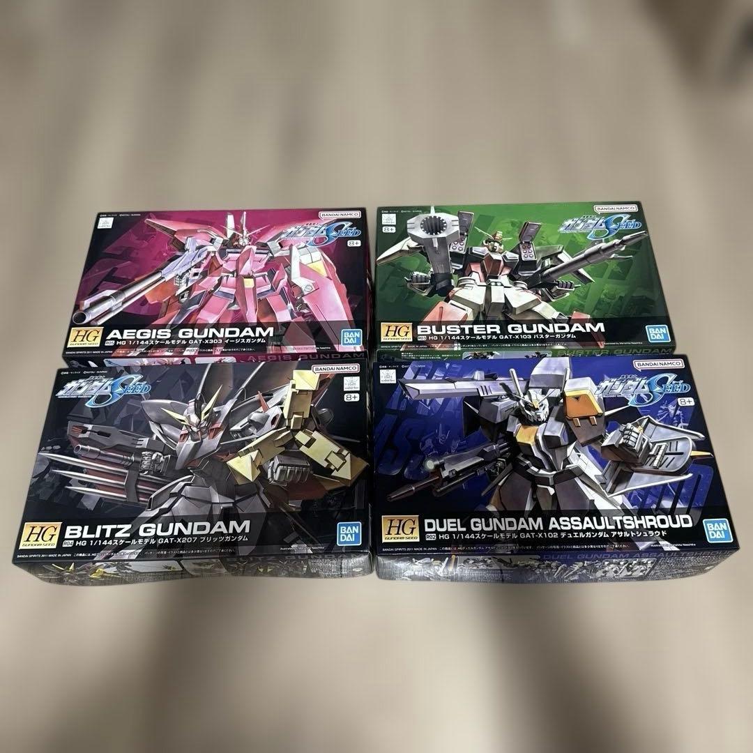 HG イージス ブリッツ バスター デュエル 4体セット