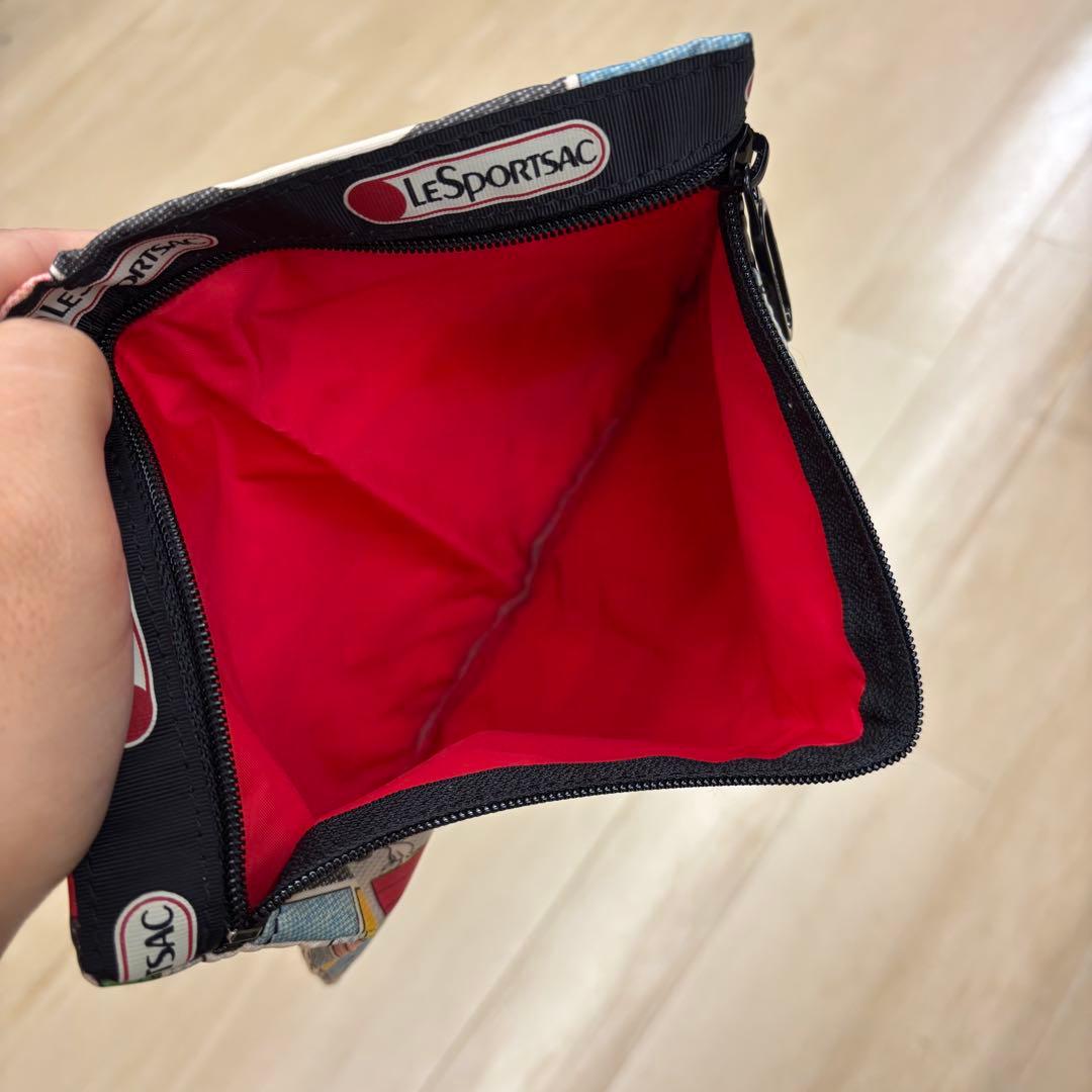 レスポートサック　ボストンバッグ　スヌーピー　アニメ　コミック柄　ピーナッツ