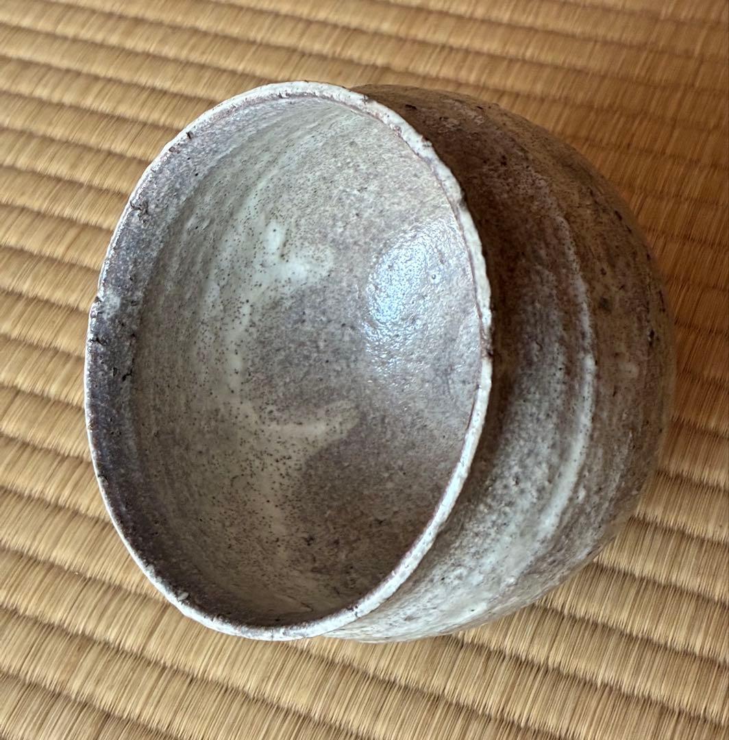茶道具『萬古焼 塩筍(しおげ)茶碗』明治時代の茶碗