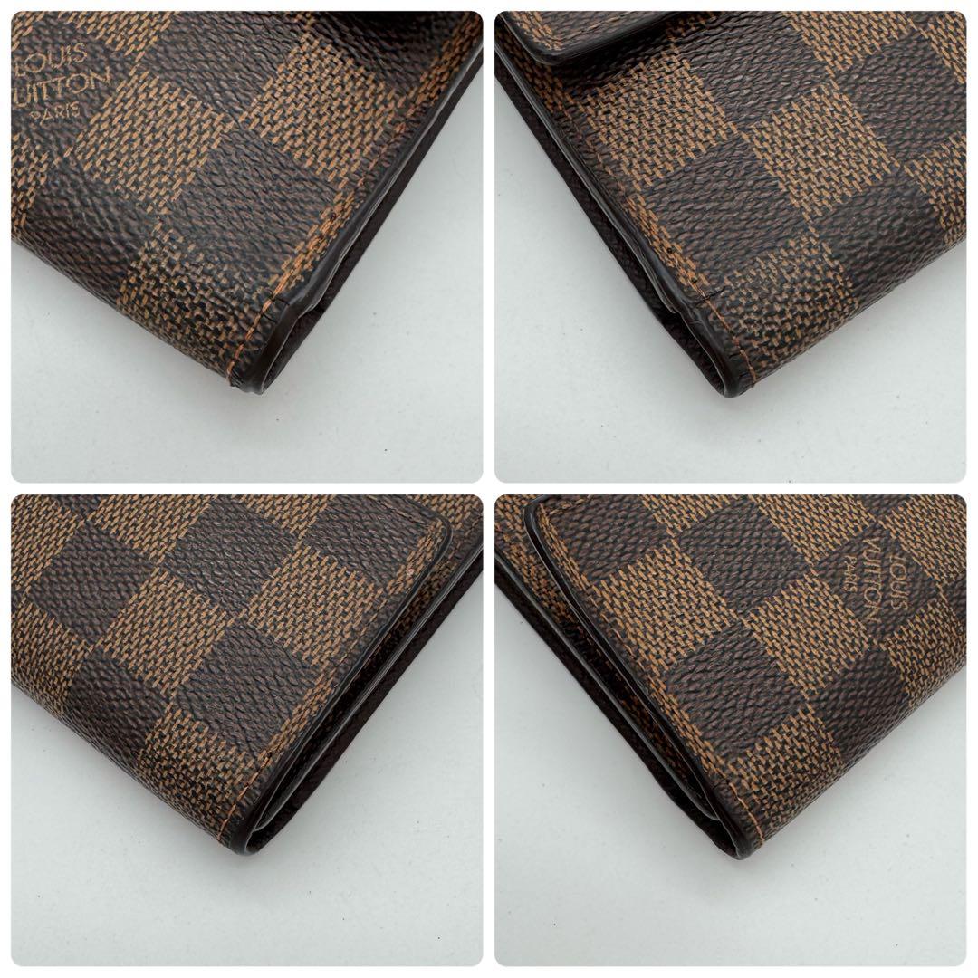 極美品✨️ルイヴィトン　ダミエ　エベヌ　インターナショナル　三つ折り財布　財布
