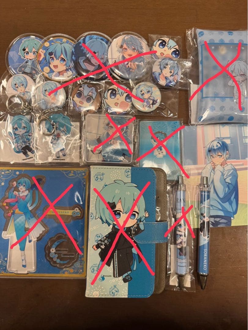 めろんぱーかグッズまとめ売り(そらねこメイン)