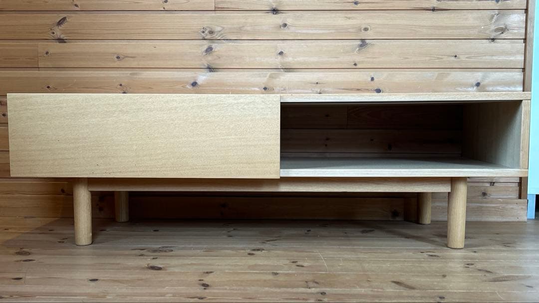 無印良品　タモ材　テレビボード／AVボード