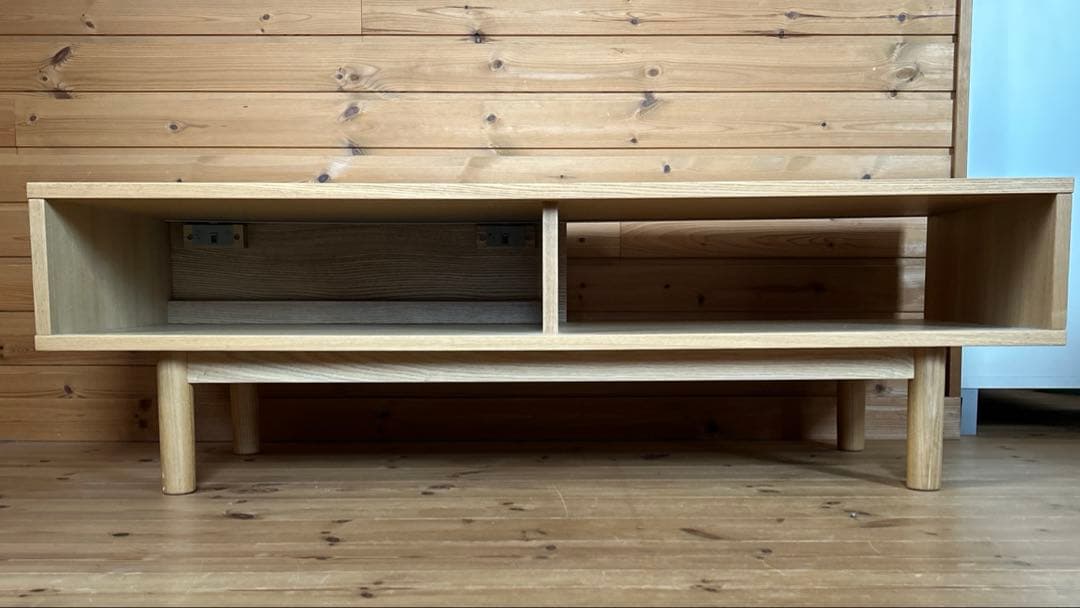 無印良品　タモ材　テレビボード／AVボード