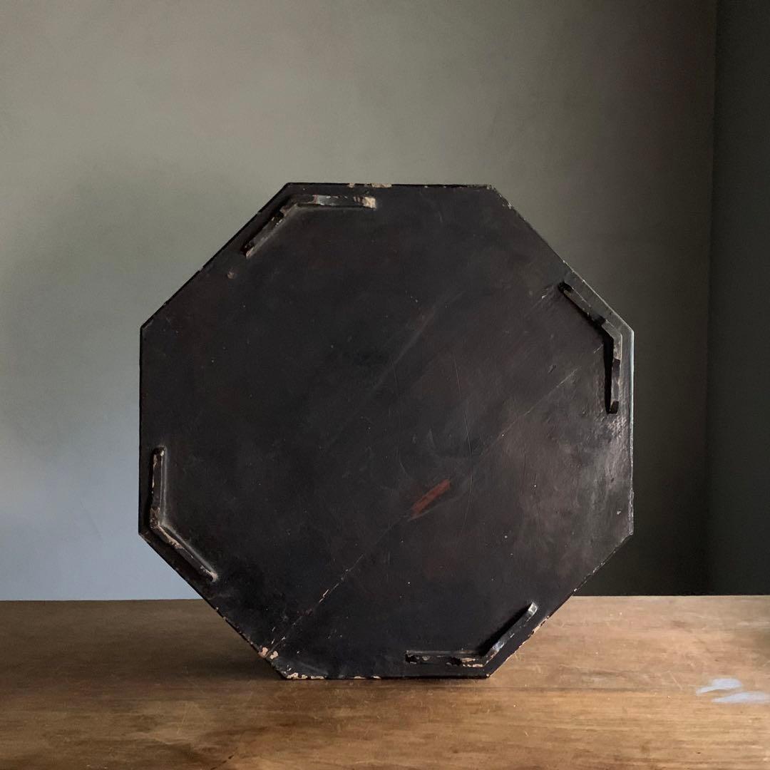 李朝 螺鈿 八角盆 朝鮮美術 古美術 古道具 アンティーク