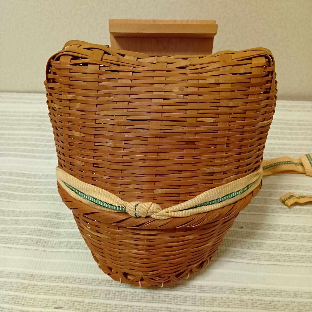 【期間限定】郡上魚籠　嶋数男作　重要無形文化財　新品未使用　名品　７→５万円