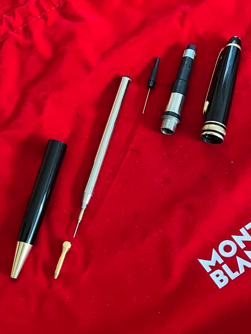 モンブランマイスターシュテュック シャープペンシル165ゴールド ❗️艶やか‼️