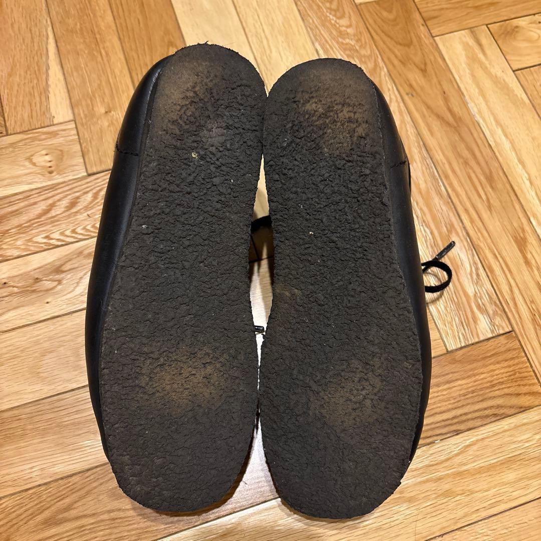 靴 Clarks / Wallabee Boot Leather BLACK