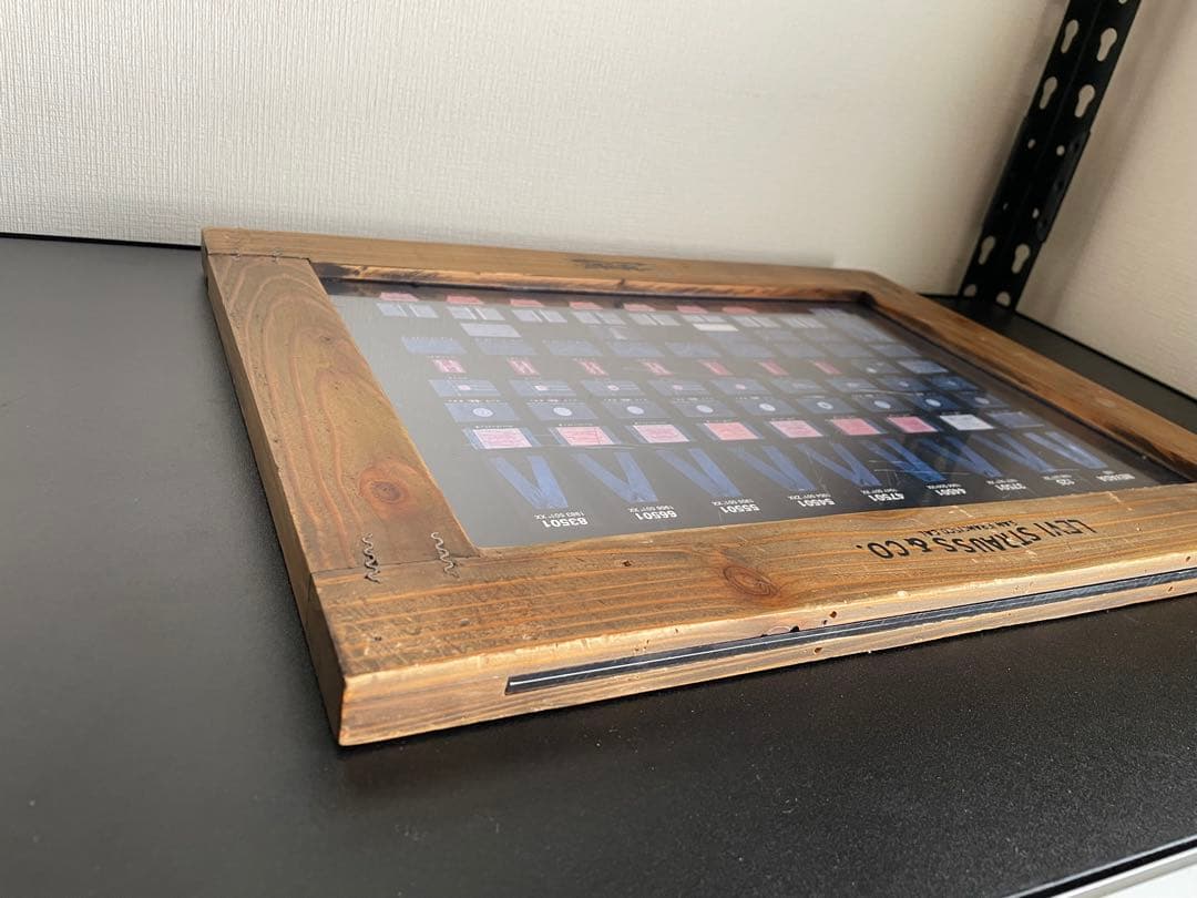 リーバイス LEVI’S 501XX ヒストリー ノベルティ 看板 木製 販促