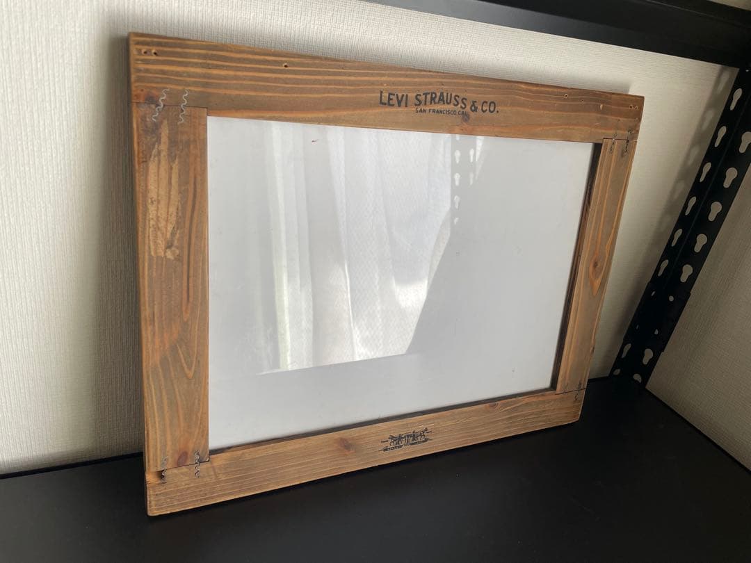 リーバイス LEVI’S 501XX ヒストリー ノベルティ 看板 木製 販促