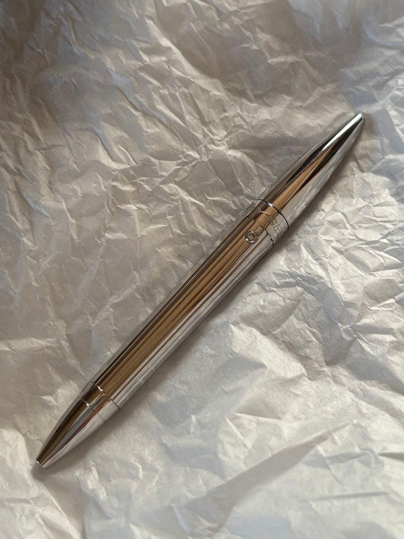 JORG HYSEKヨルグ・イゼック ボールペンシルバーフィニッシュダイヤモンド