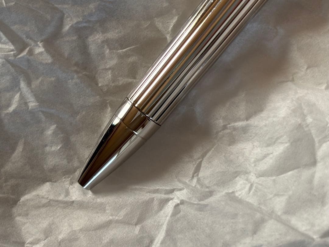 JORG HYSEKヨルグ・イゼック ボールペンシルバーフィニッシュダイヤモンド