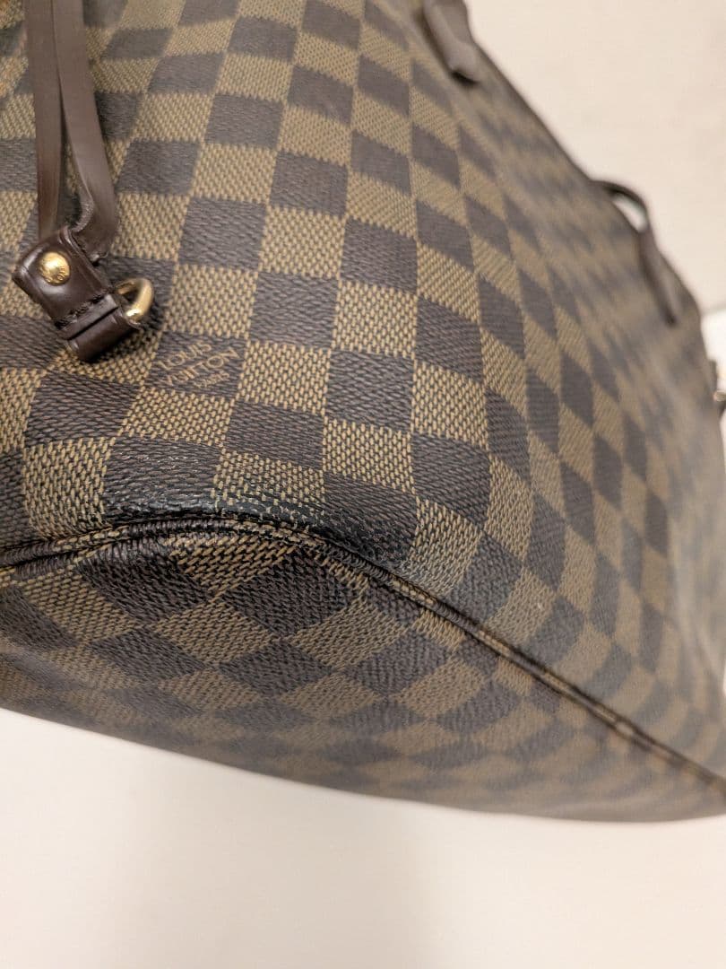 ルイヴィトン ネヴァーフルMM ショルダー トートバッグ ダミエ エベヌ