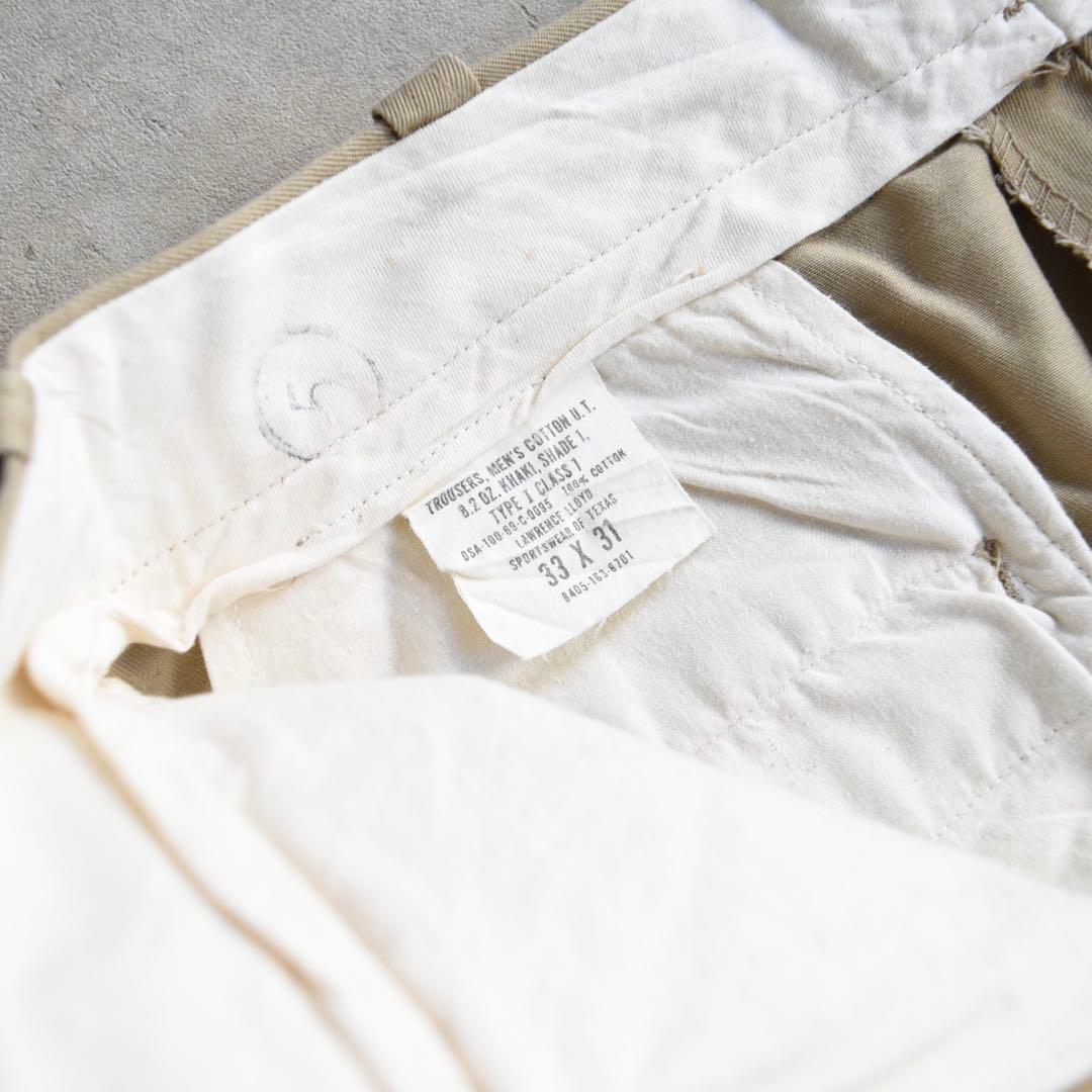 60s U.S.ARMY アーミーチノ トラウザーズ チノパン W30 L30