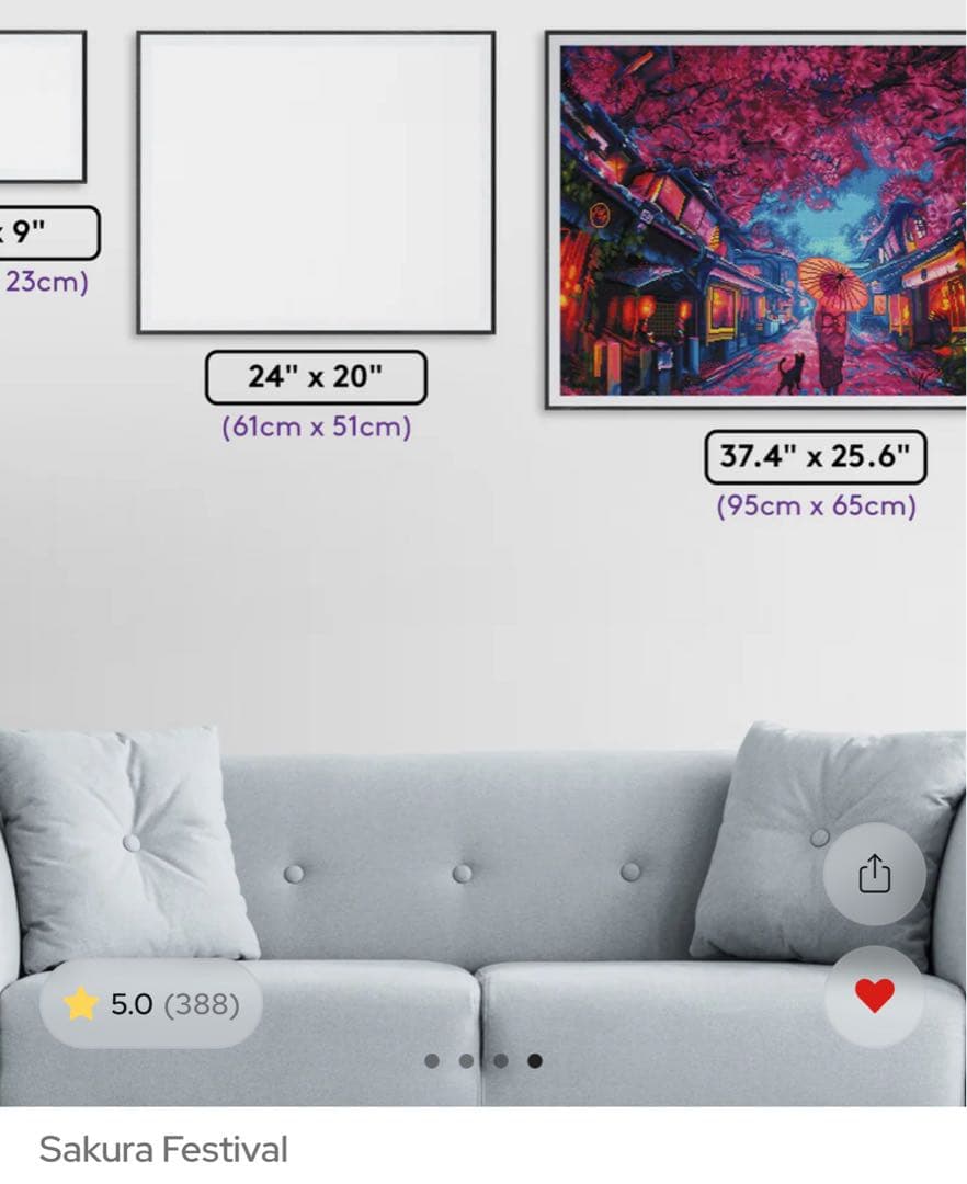 新品未開封　ダイヤモンドアートクラブ　SakuraFestival