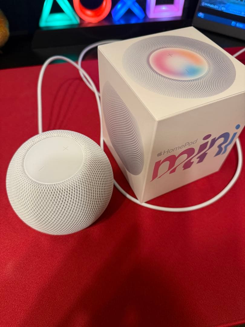 ほぼ未使用　Apple Pod mini ホワイト MY5H2J/A