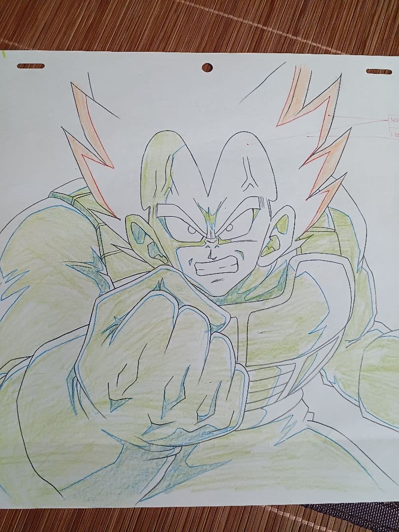 江戸屋　ドラゴンボール　ベジータ 原画　DragonBall　BEGETA