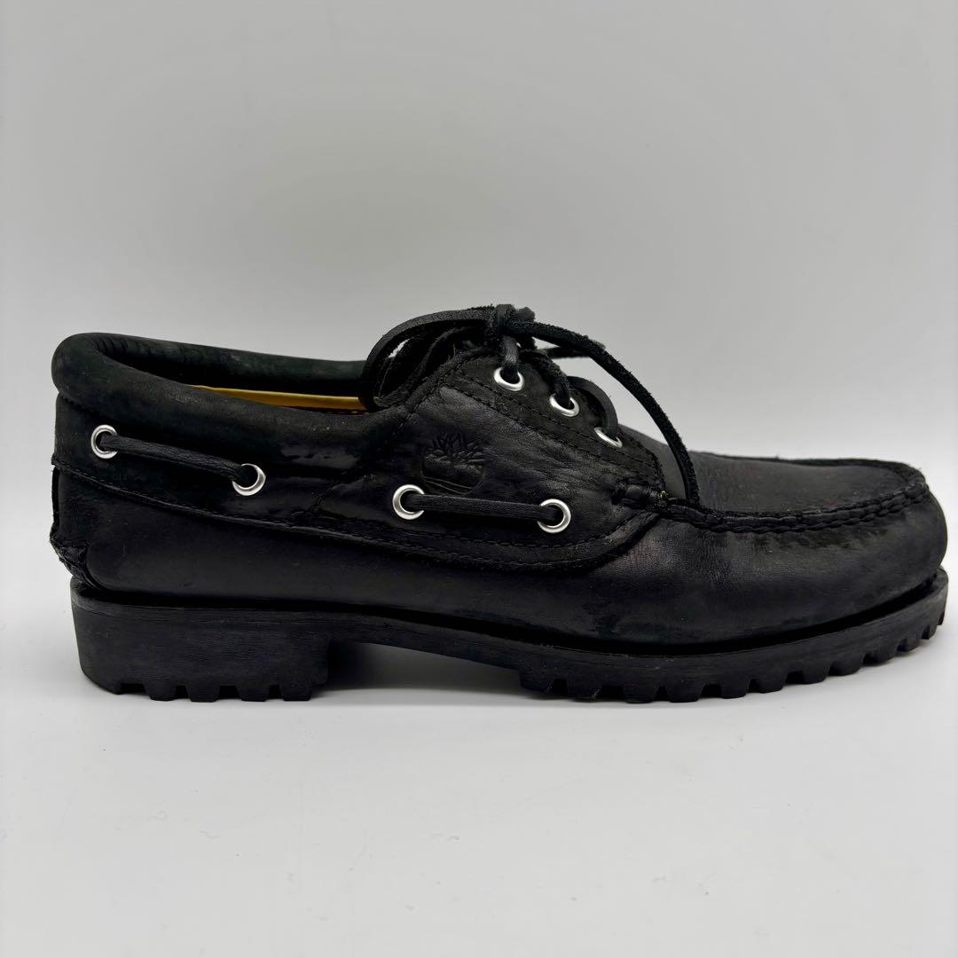 美品✨ timberland 3eye デッキシューズ ヌバック 黒 26.5
