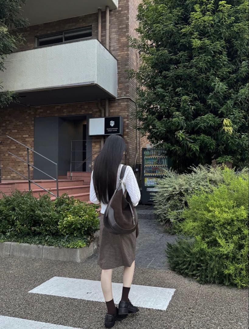 philme フィルム check skirt brown 大園桃子