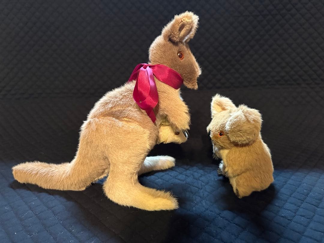 ヴィンテージ ぬいぐるみ カンガルー親子＆コアラ