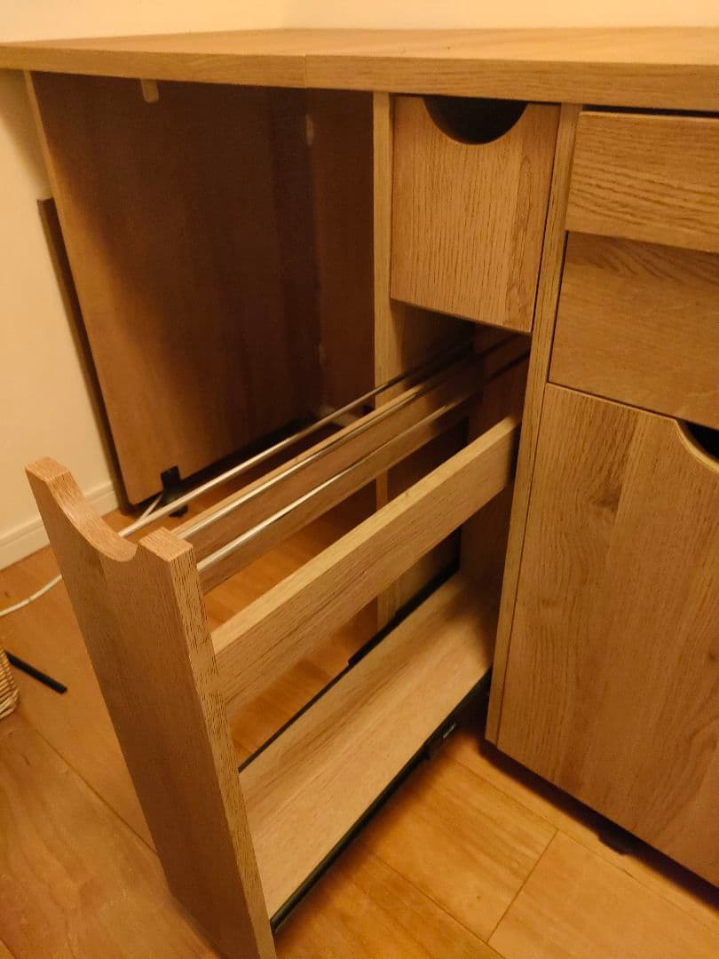 左右折りたたみ式ソーイングテーブル