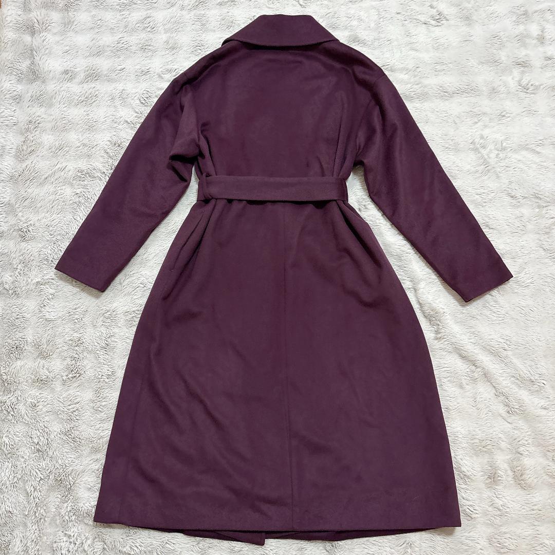 【極美品】B ability カシミヤ100% チェスターコート ワインレッド