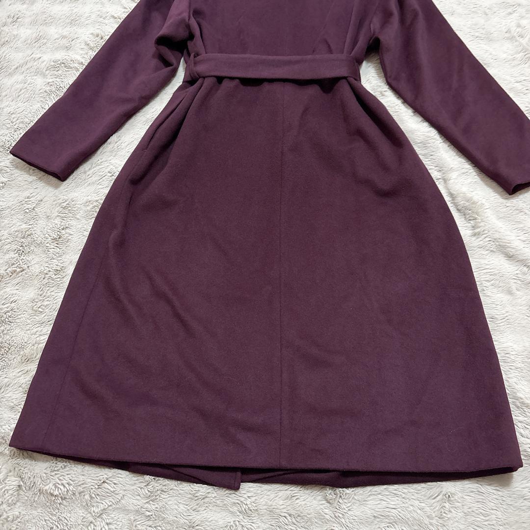 【極美品】B ability カシミヤ100% チェスターコート ワインレッド