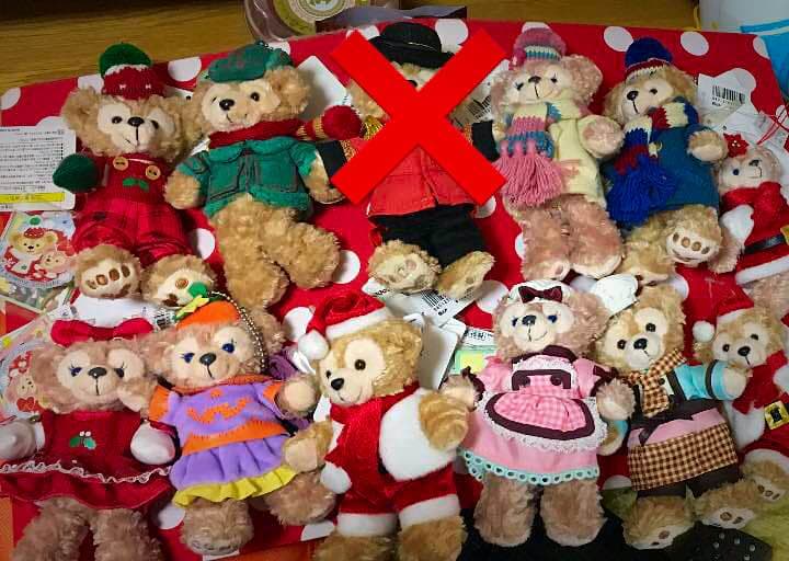 ダッフィー タグつき新品 ぬいぐるみバッジセット