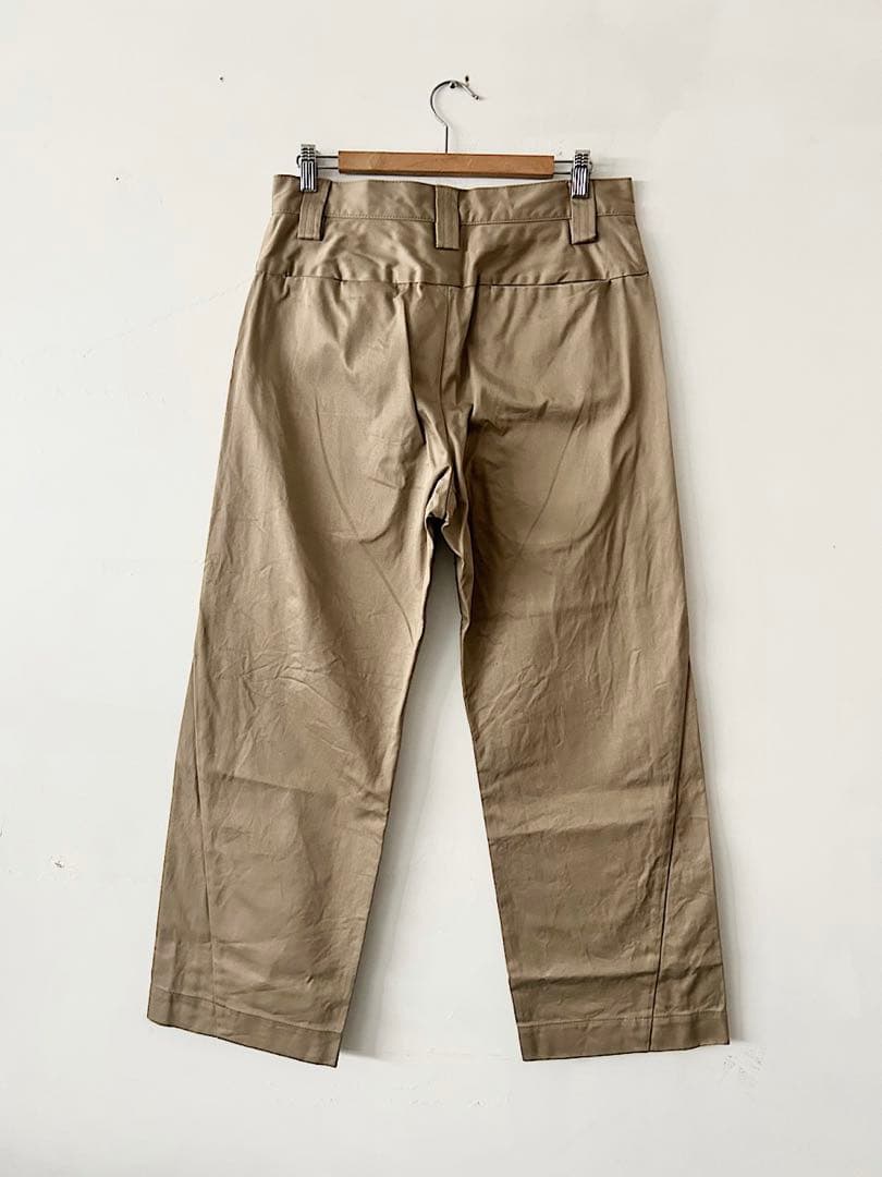【未使用】Homspun　高密度ウェポン切替ワークパンツ　ダークベージュ