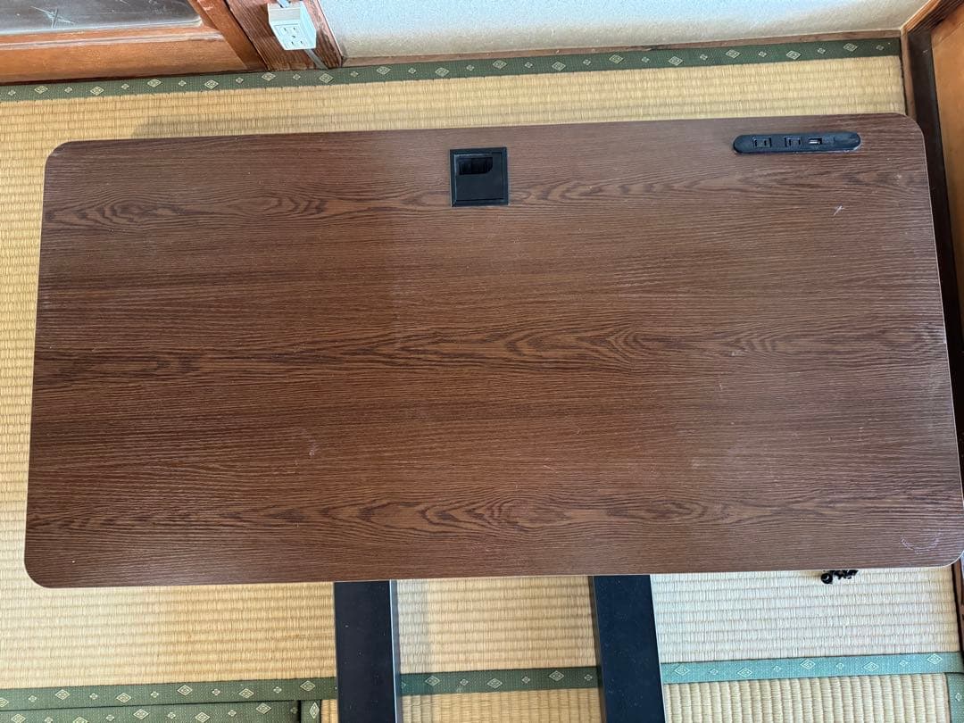 LSTLIFT 昇降式デスク 120cm 引き出し付き USB-C ブラック