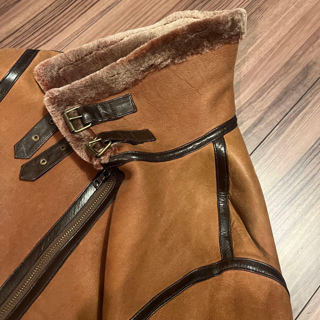 B3 JOURNALSTANDARD別注　アンノウン リアルムートンブルゾン