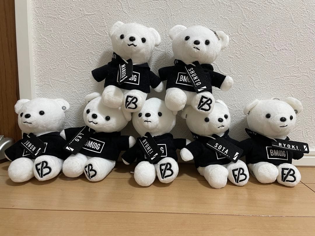 BE:FIRSTBMSGパーカーくまぬいぐるみコンプリート7点セット