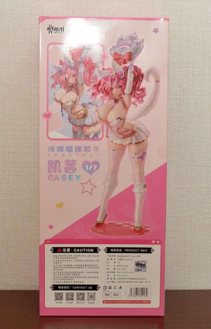 新品未開封 特典付 にゃんにゃん女子レスラー ケイシー 1/6