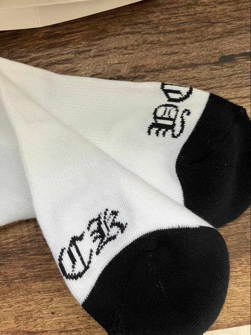 CHROME HEARTS 靴下 ライン ボーダー 白 Mサイズ 新品未使用