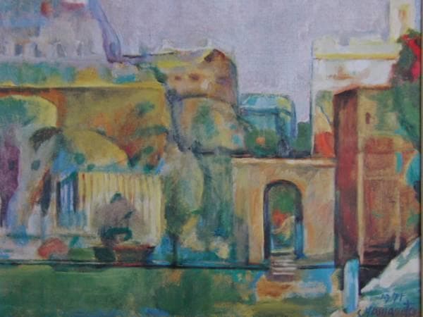 山本 正、ピンチオの丘、希少画集画、版上サイン入 新品額付