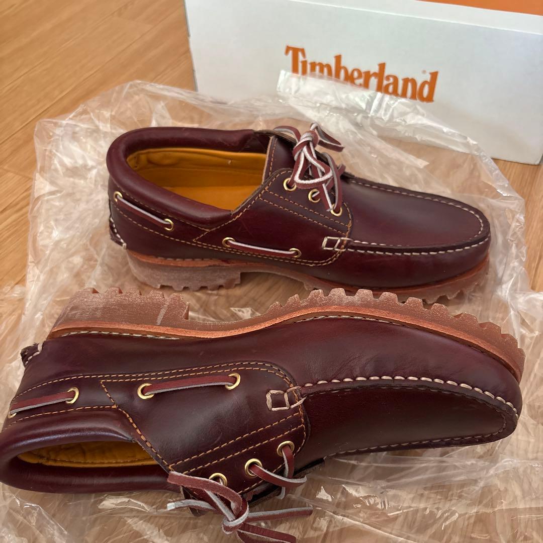 新品同様 Timberland スリーアイ ブラウン ティンバーランド モカシン