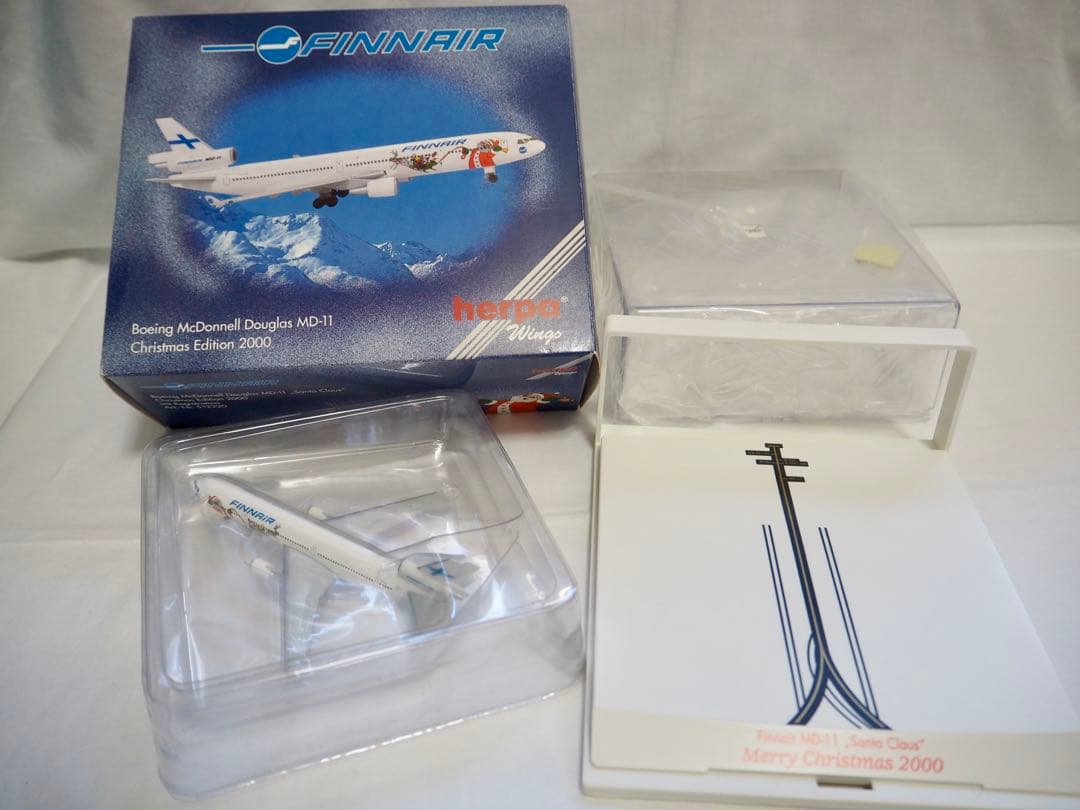 herpa フィンエアー 1/500 MD-11 Santa Claus