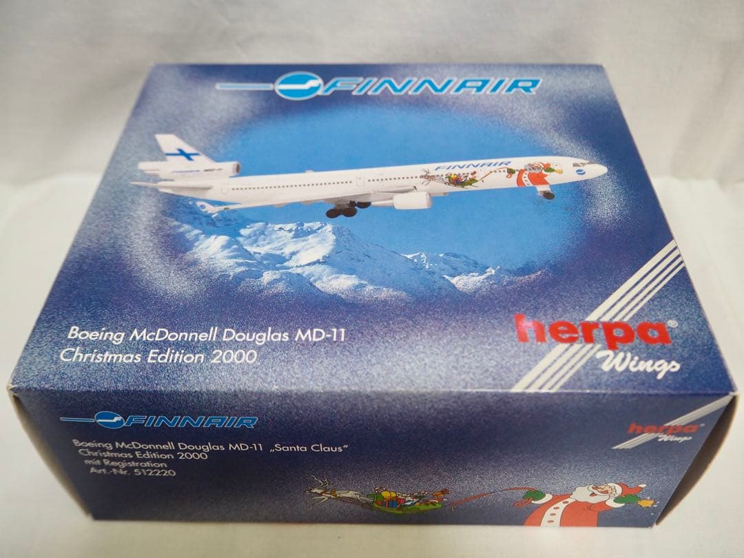 herpa フィンエアー 1/500 MD-11 Santa Claus