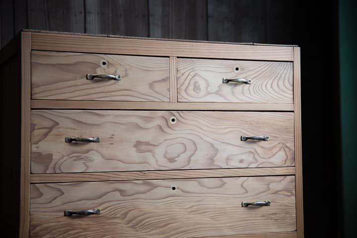 *商談中 [古家具] 木製たんす チェスト 幅820高1010奥行410 送料込