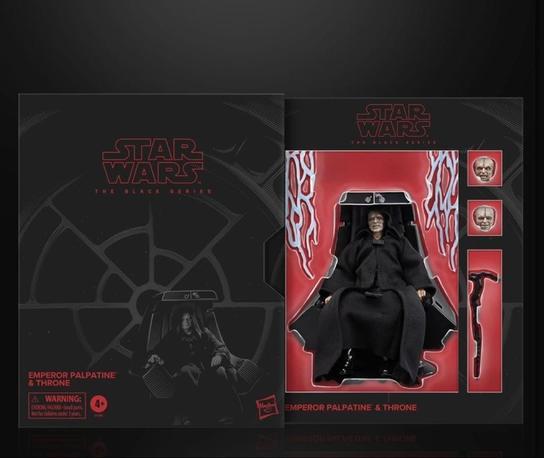 ハズブロ スター・ウォーズ ブラックシリーズ パルパティーン皇帝&玉座 未開封品
