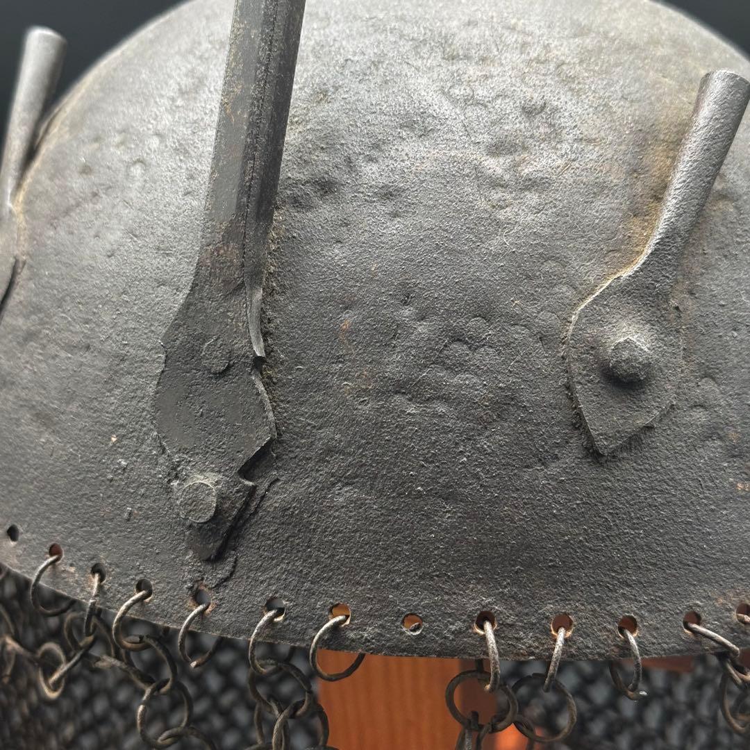 鉄兜　モンゴル　鎖帷子　時代物