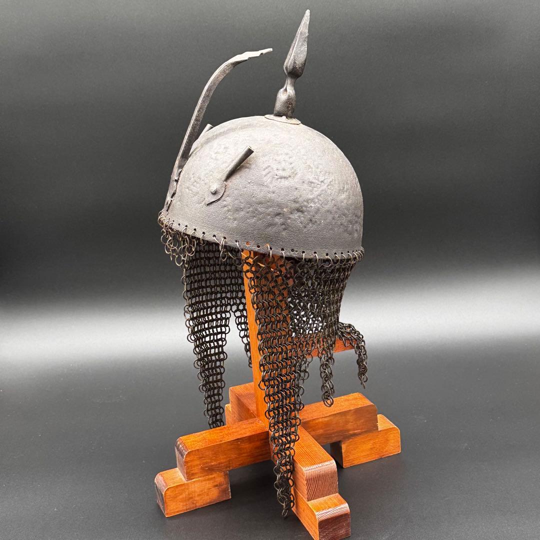 鉄兜　モンゴル　鎖帷子　時代物