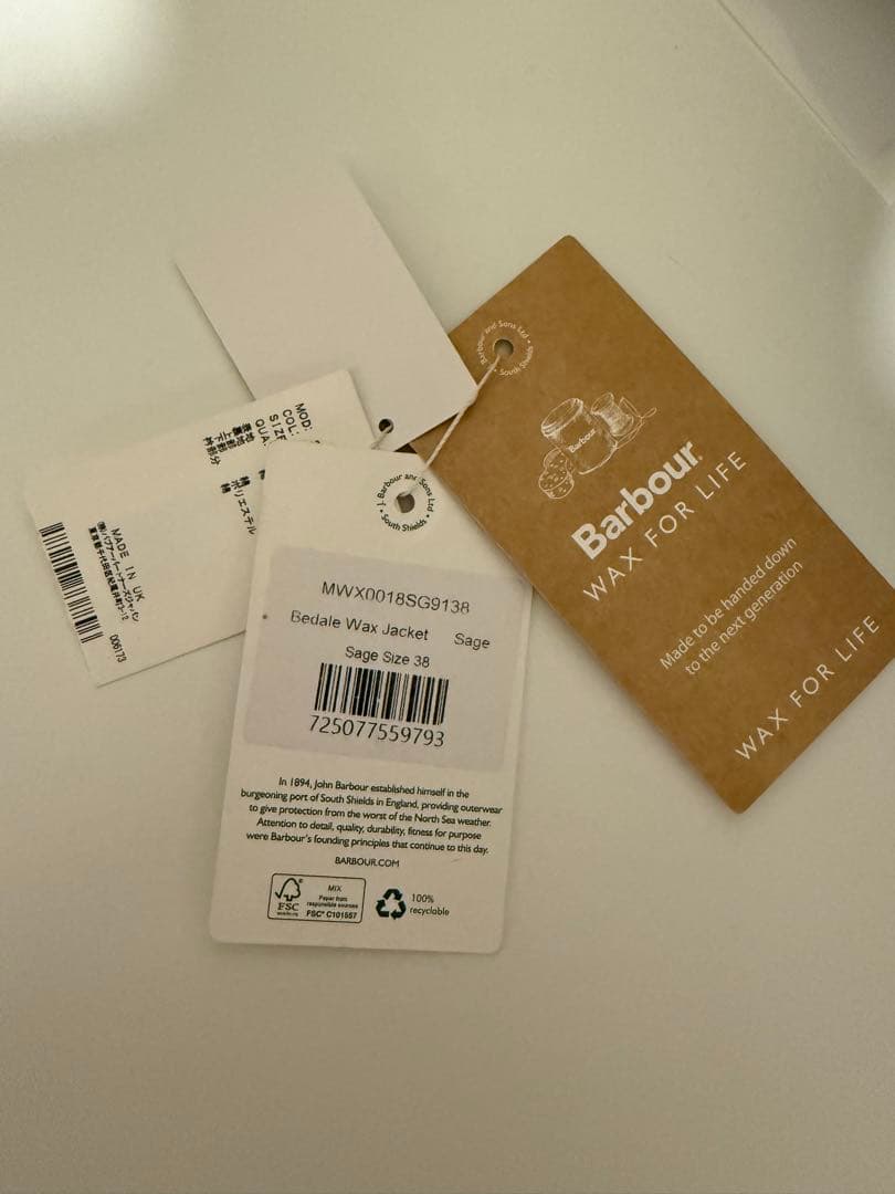 ジャケット・アウター Barbour Bedale Sage 38(M)
