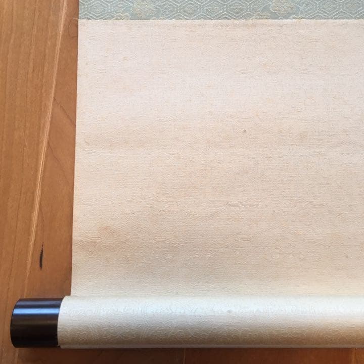 掛け軸　紅富士　真島東紅作   中古