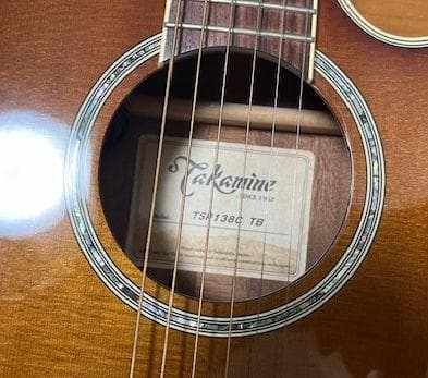 初心者も、エレキ奏者も弾きやすい薄胴エレアコ、タカミネTSP138C TB