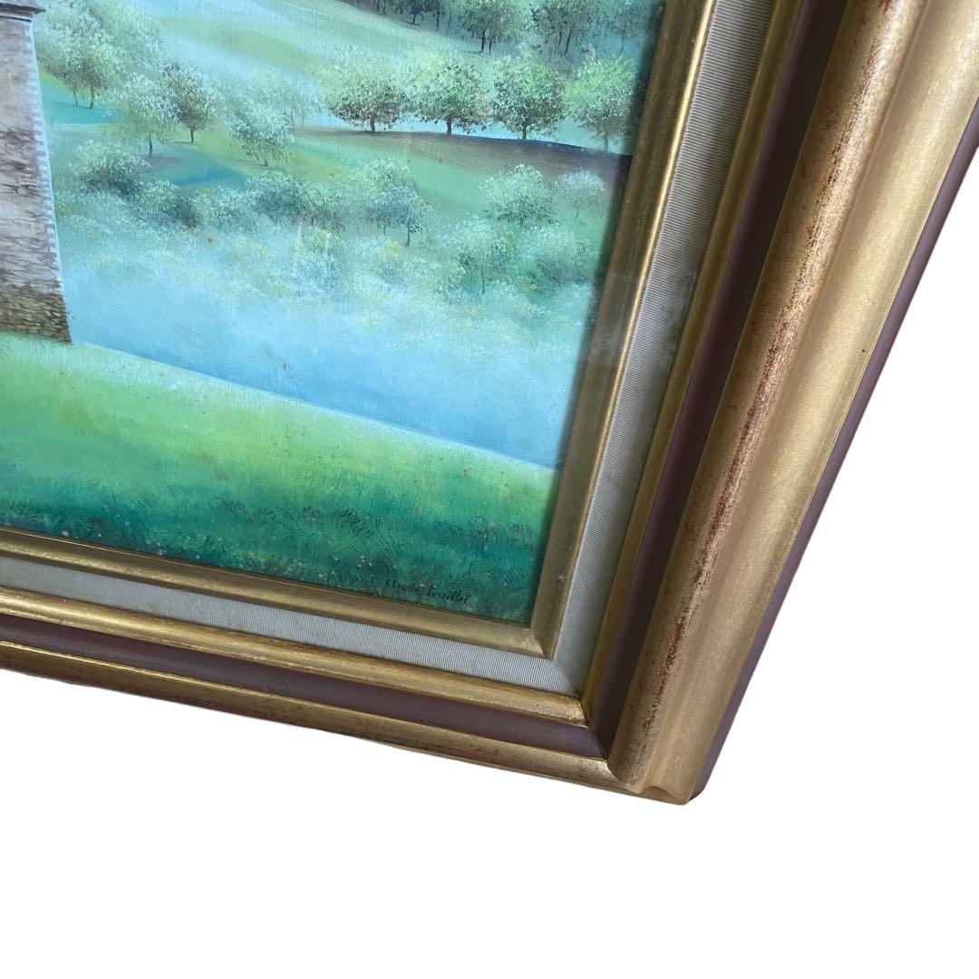 未使用保管品　Claude Feuiller フランス画家　絵画　　大判