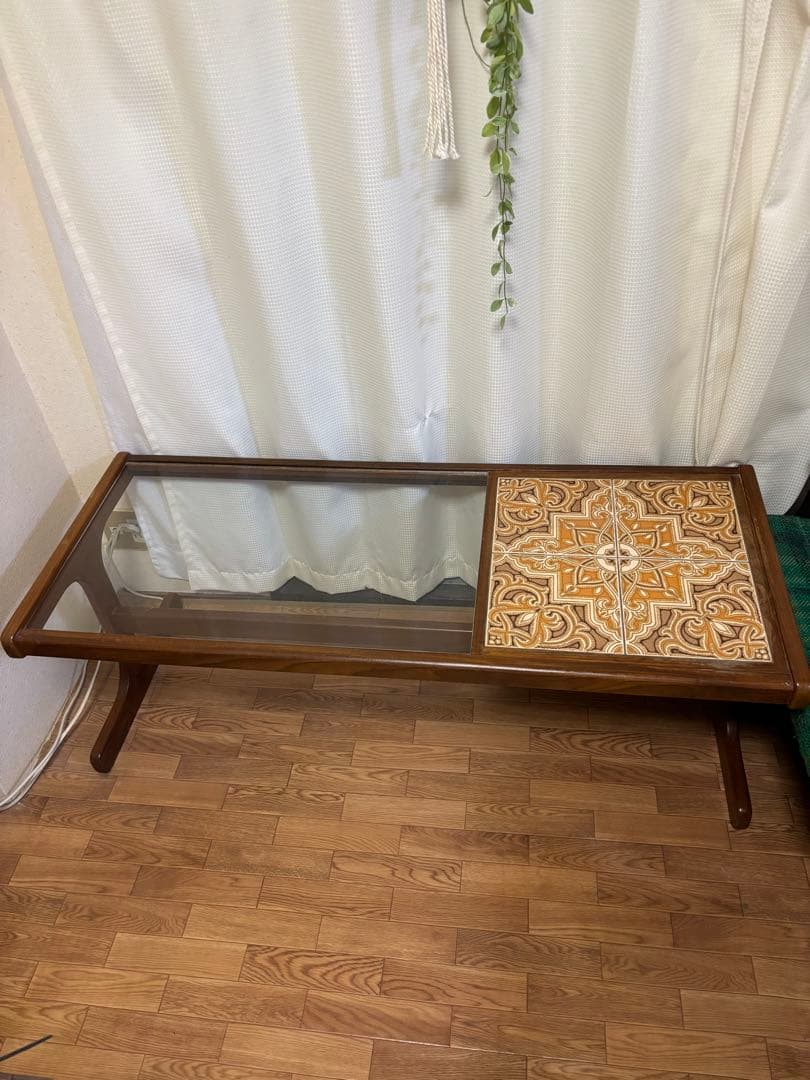 G-PLAN ガラストップローテーブル