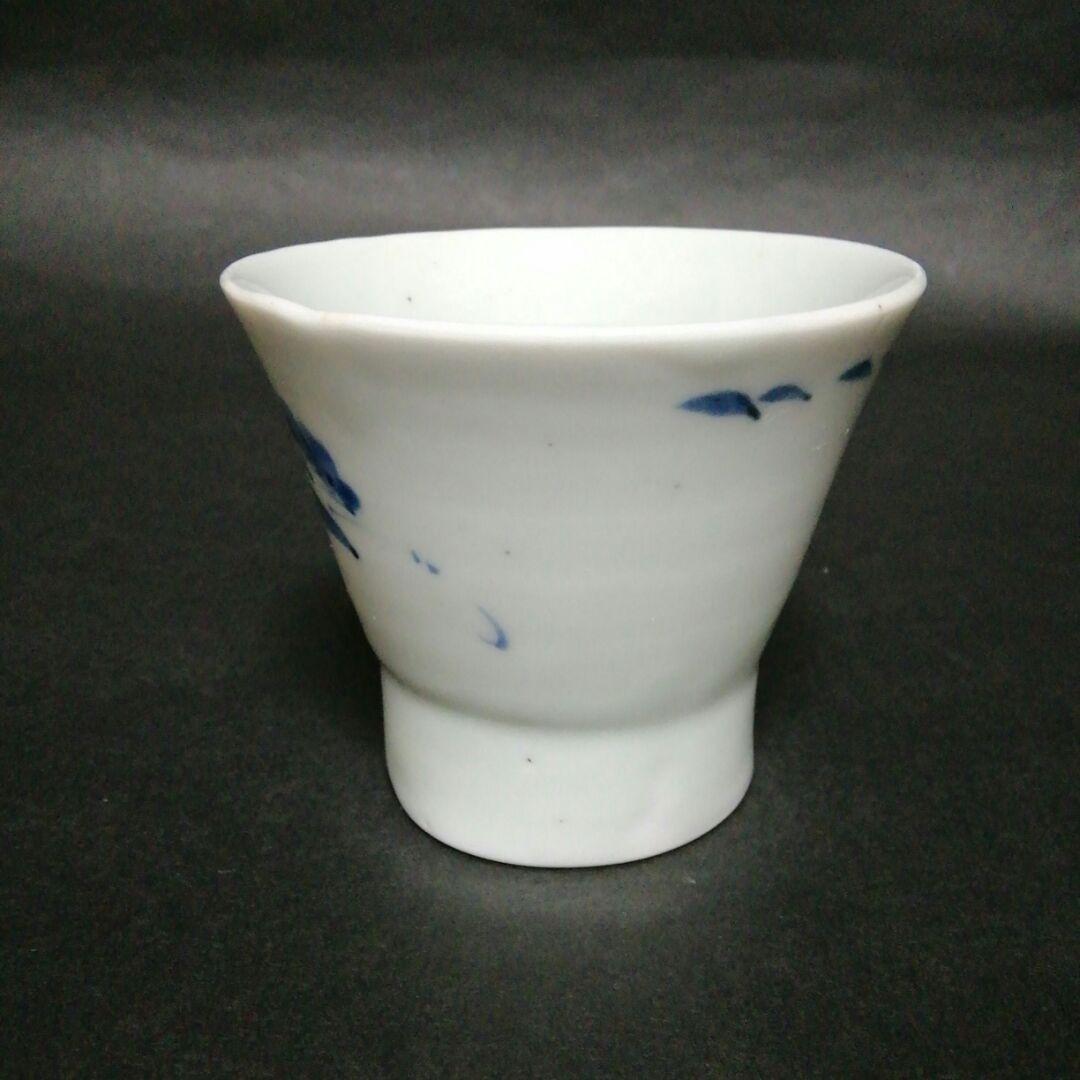 古伊万里草花文蕎麦猪口