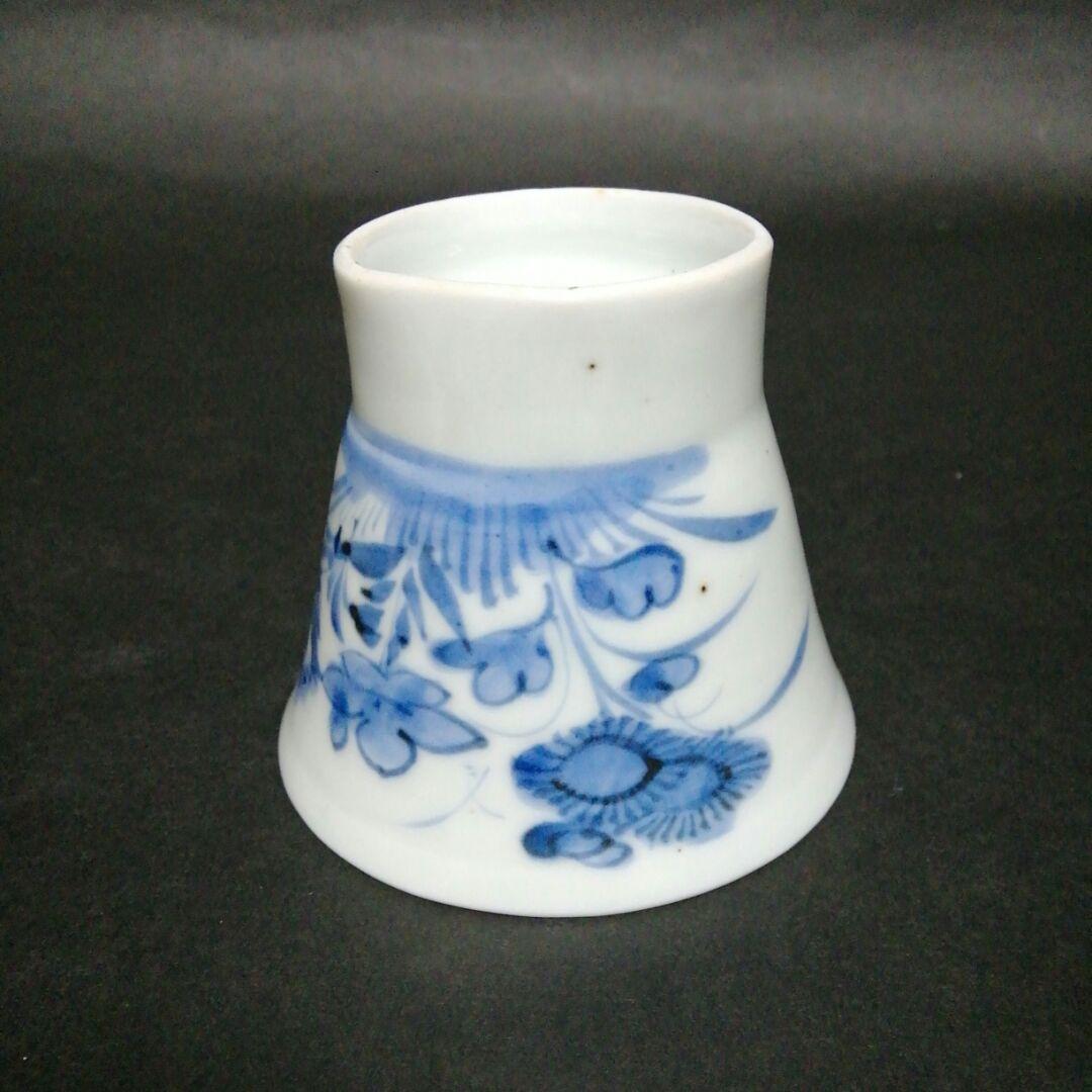 古伊万里草花文蕎麦猪口